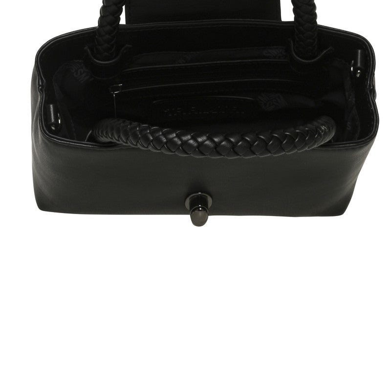 Bomar Women's Black/Gunmet Crossbody Bag – Steve Madden, view 2