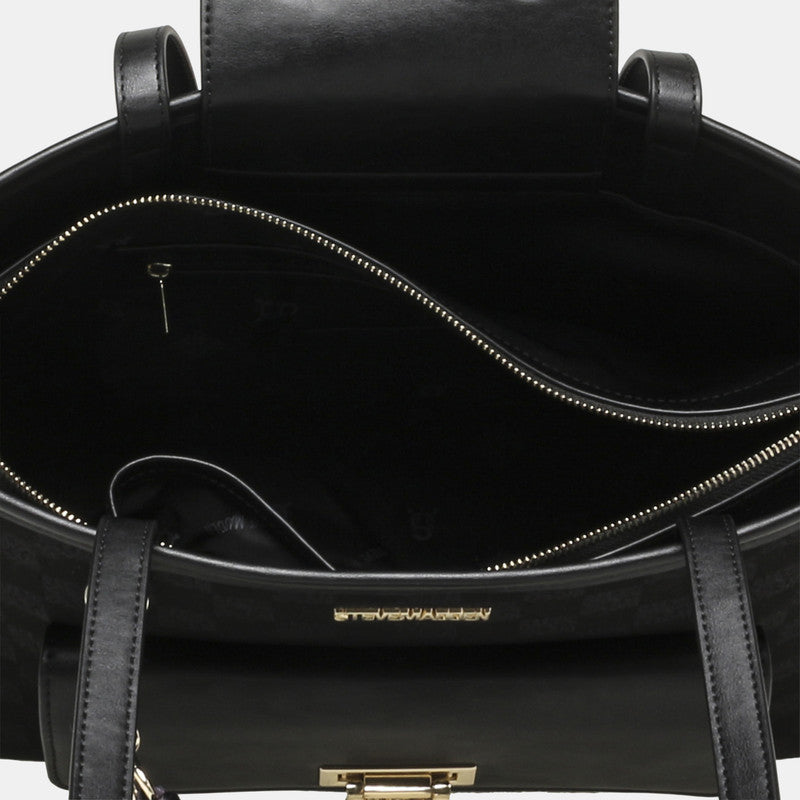 Brene-L Black & Gold Women's Tote Bag - view 4