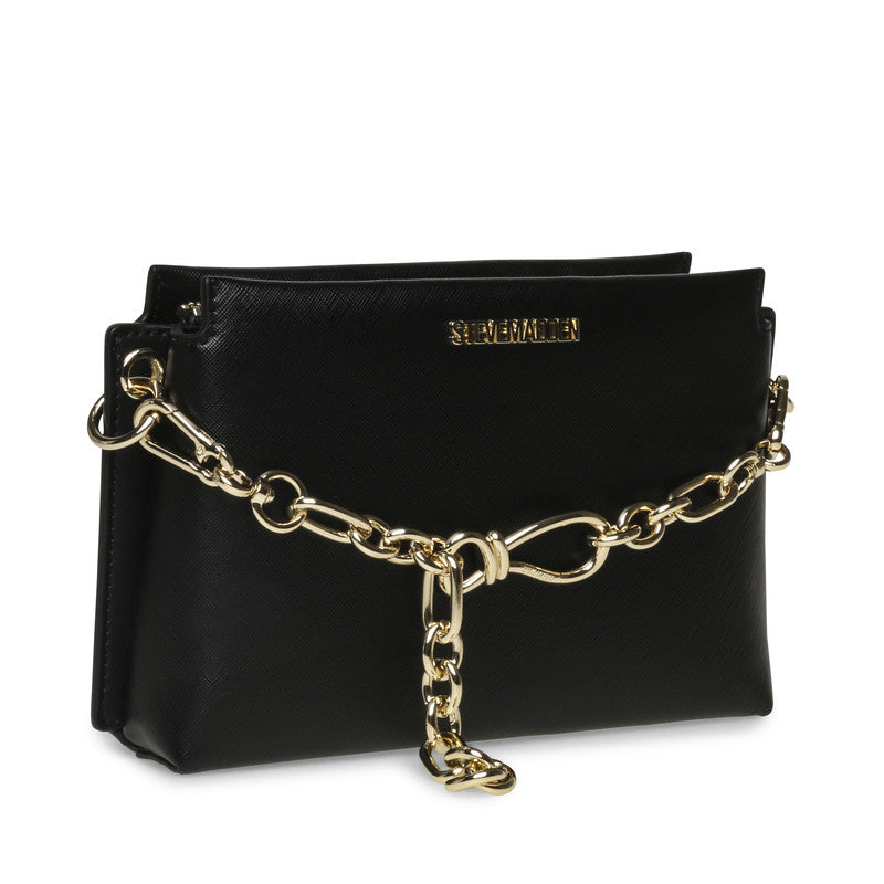 Bross Women's Black/Gold Crossbody Bag - view 5