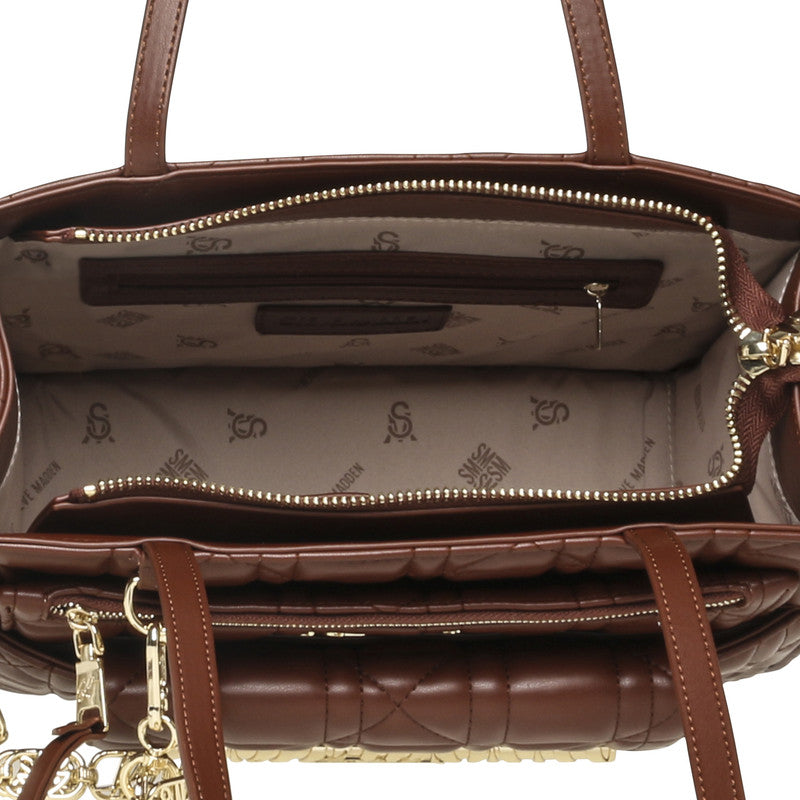 Bsilvo Women's Brown/Gold Tote Bag - view 4