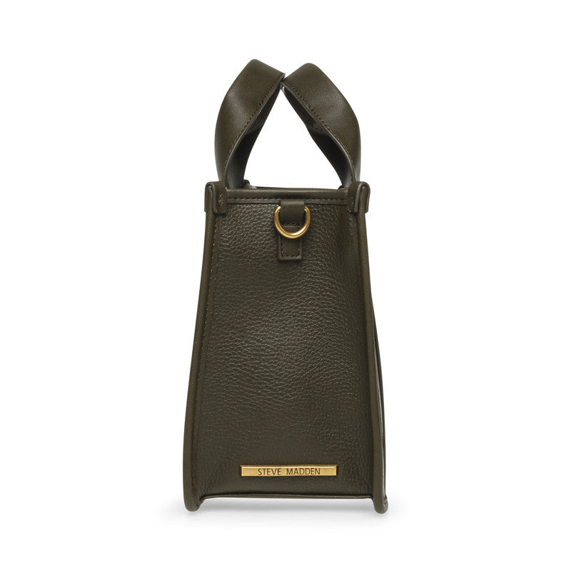 Bwebber-e Women's Olive Green Satchel Bag – Steve Madden, view 2