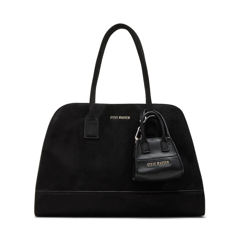Bharli Black & Nickel Women's Shoulder Bag