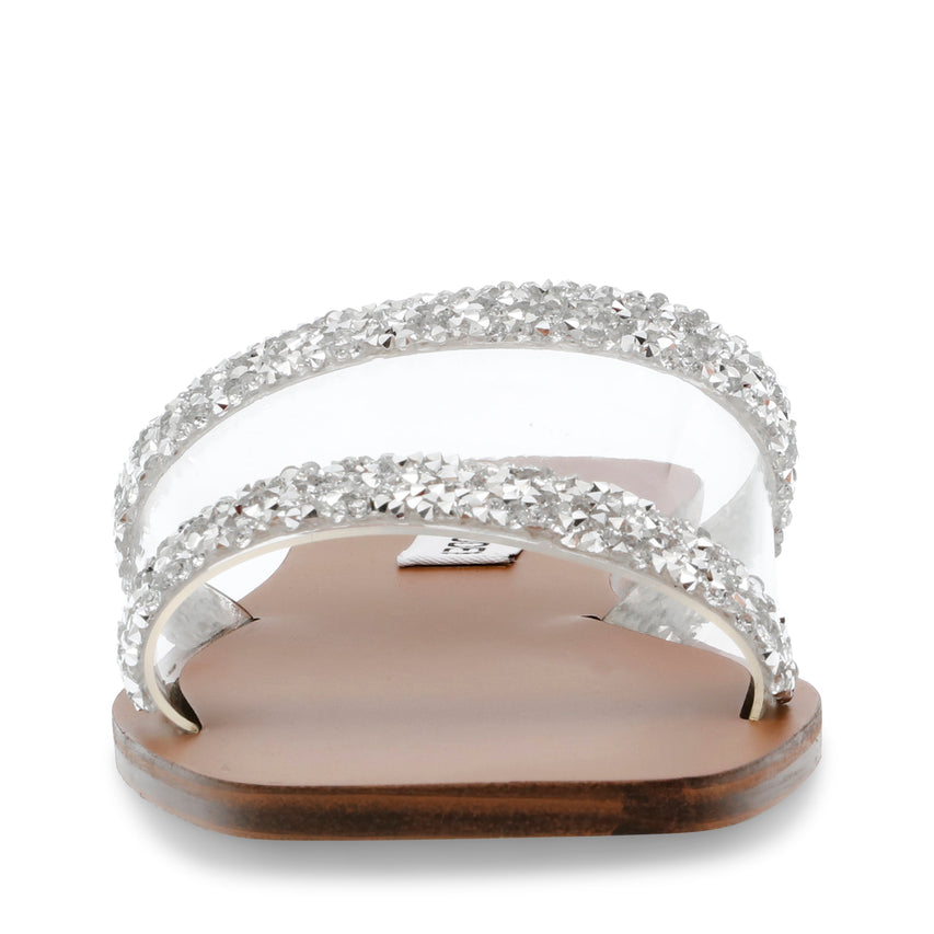 Gemi Women's Silver Flat Sandals - product view 4