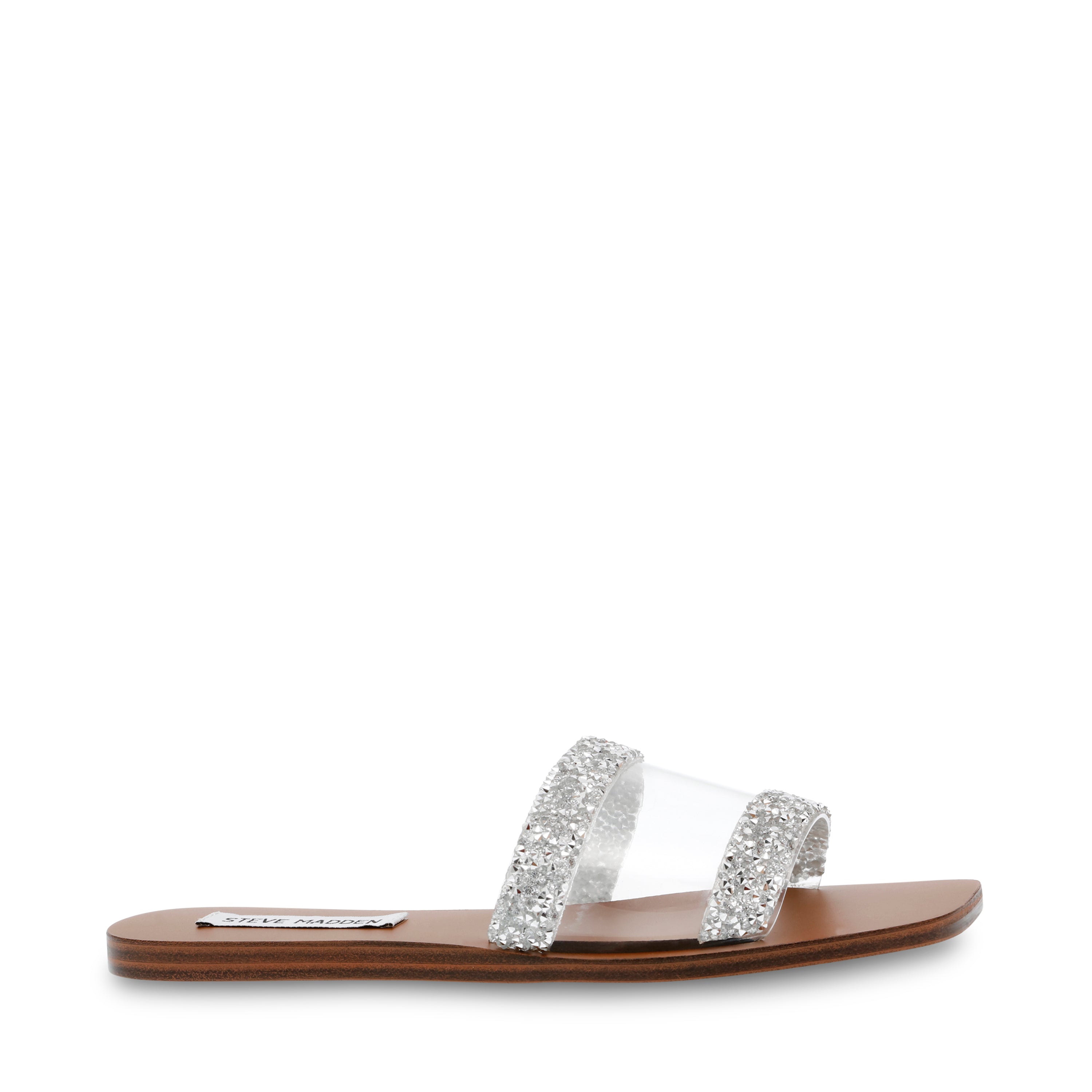 Gemi Women's Silver Flat Sandals - product view 1