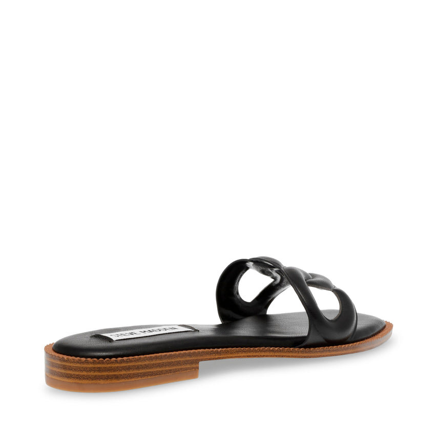 Steve Madden Stash black flat sandals, alternate view