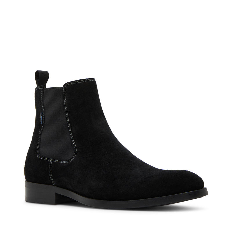Brompton Women's Black Leather Chelsea Boots