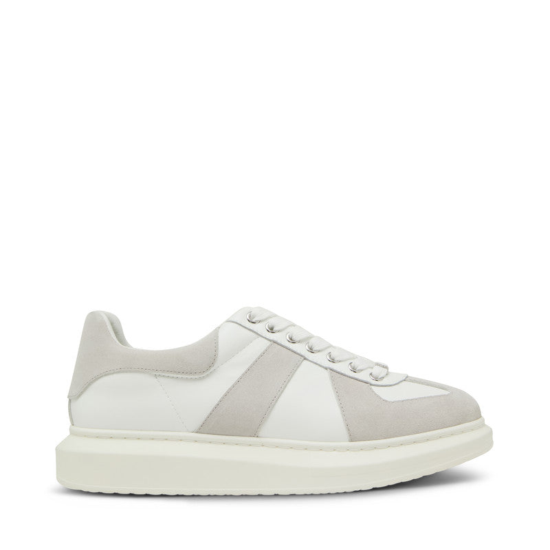 Icelander Grey Multi Men's Low-Top Lace-Up Sneakers — detail view