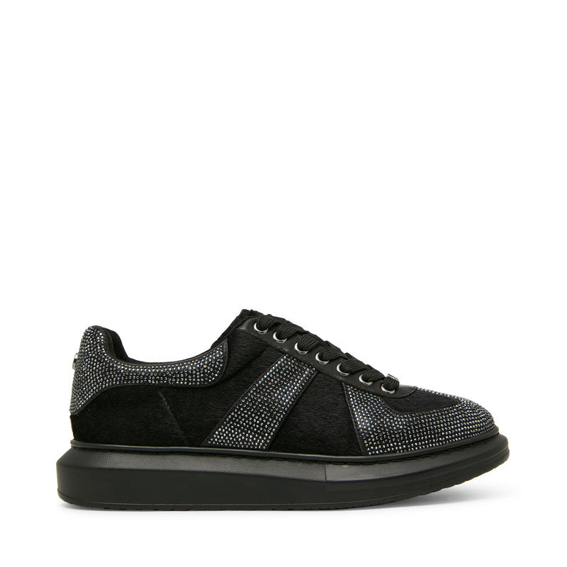 Icelander Black Multi Men's Low-Top Lace-Up Sneakers — detail view