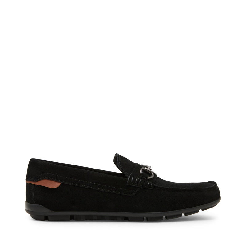 Jhaiden Men's Black Loafers – Steve Madden, view 3