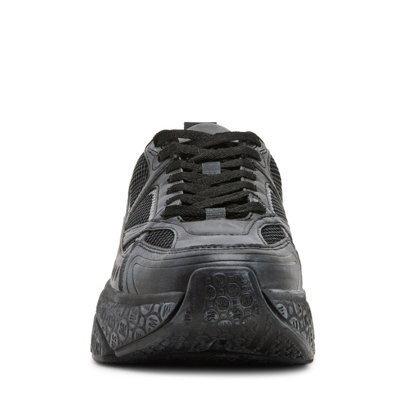 Previx N Black Men's Low-Top Lace-Up Sneakers – Steve Madden, view 2