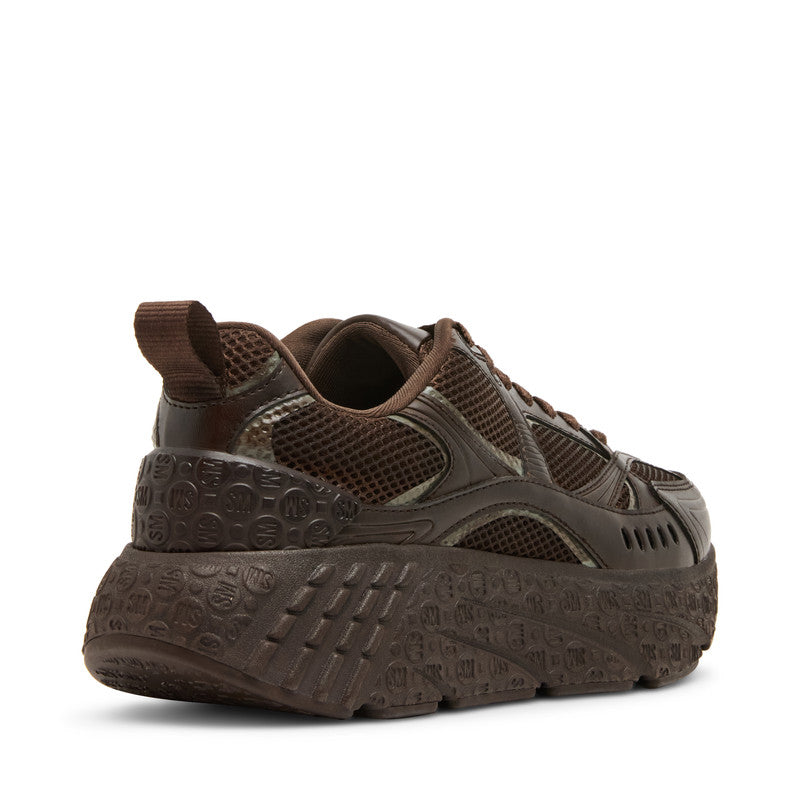 Previx N Brown Men's Low-Top Lace-Up Sneakers – Steve Madden, view 4