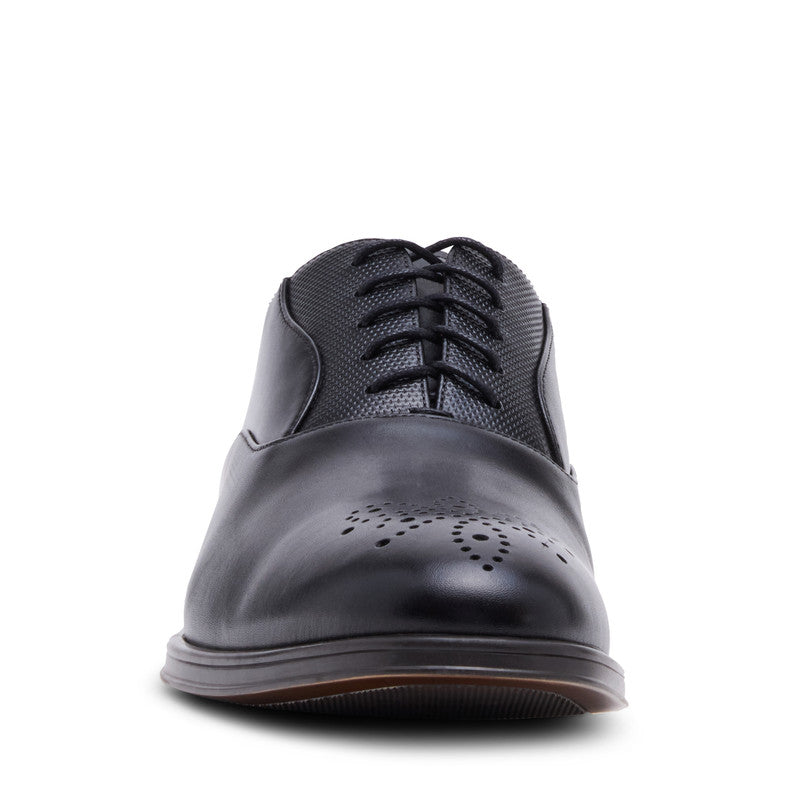 Saxxon Black Men's Oxfords Shoes - view 4