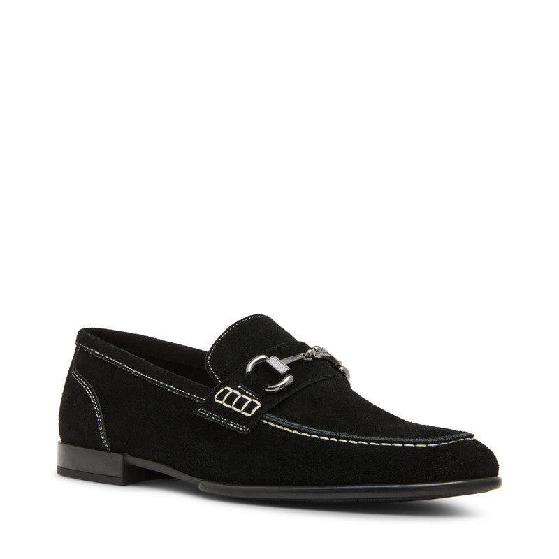Stockton Men's Black Suede Loafers