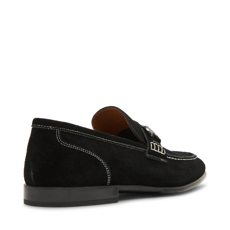 Stockton Men's Black Suede Loafers - view 3