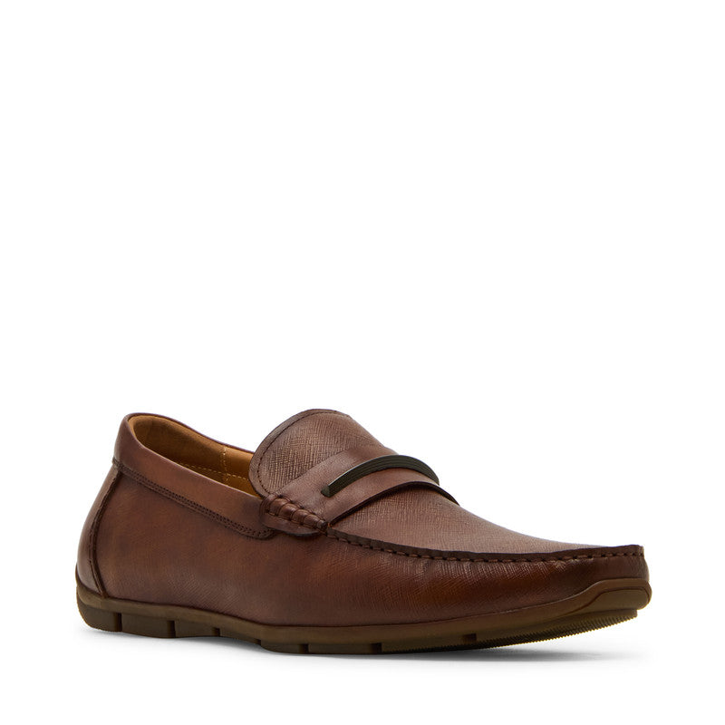 Steve Madden Thurston men's tan loafers, featured view
