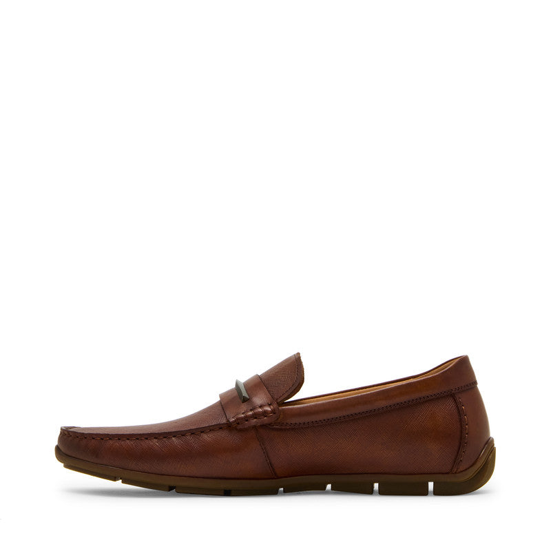 Steve Madden Thurston men's tan loafers, sole view