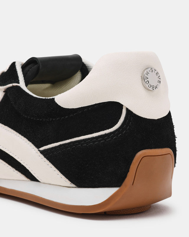 Steve Madden Abbi-Sm Black Suede Women's Sneakers with suede upper - view 6