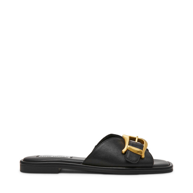 Abigayle Women's Black Flat Sandals - view 3