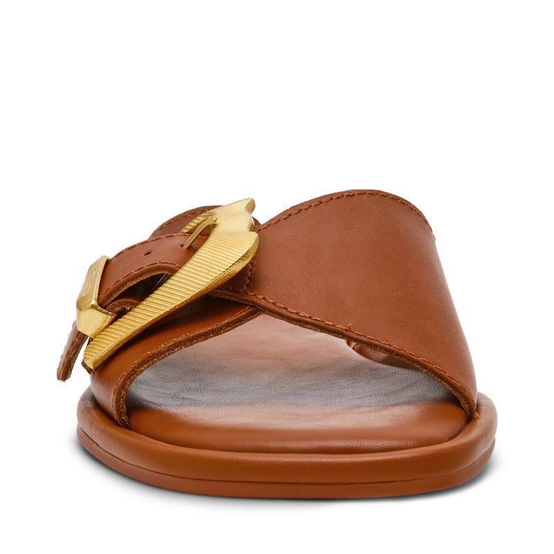 Abigayle Women's Cognac Flat Sandals - view 2