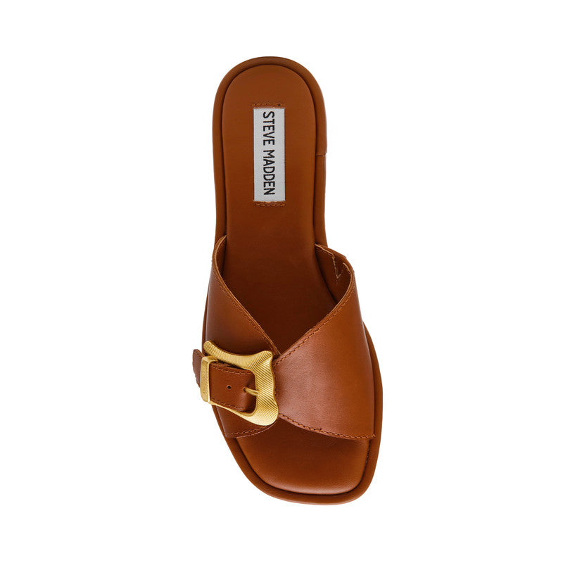Abigayle Women's Cognac Flat Sandals - view 4
