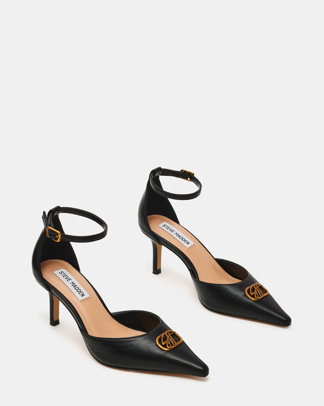Arman Women's Black Flat Sandals – Steve Madden, view 4