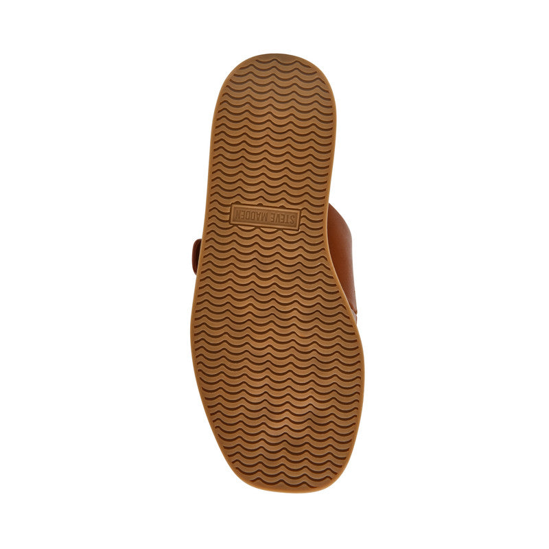 Steve Madden Bay-Ridge Brown Women's Sandals, sole view
