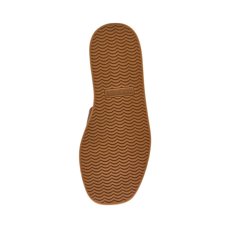 Steve Madden Benchmark Brown Women's Flat Sandals, sole view