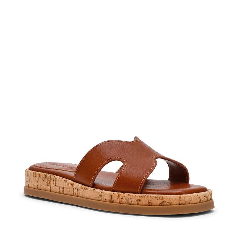 Steve Madden Benchmark Brown Women's Flat Sandals, featured product view
