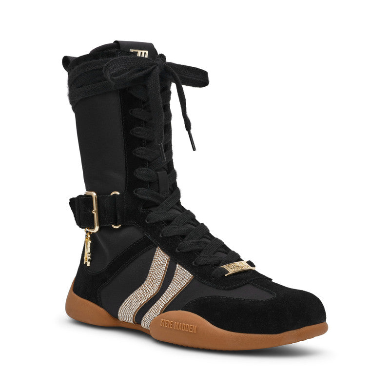 Bently Black Women's High Top Sneakers