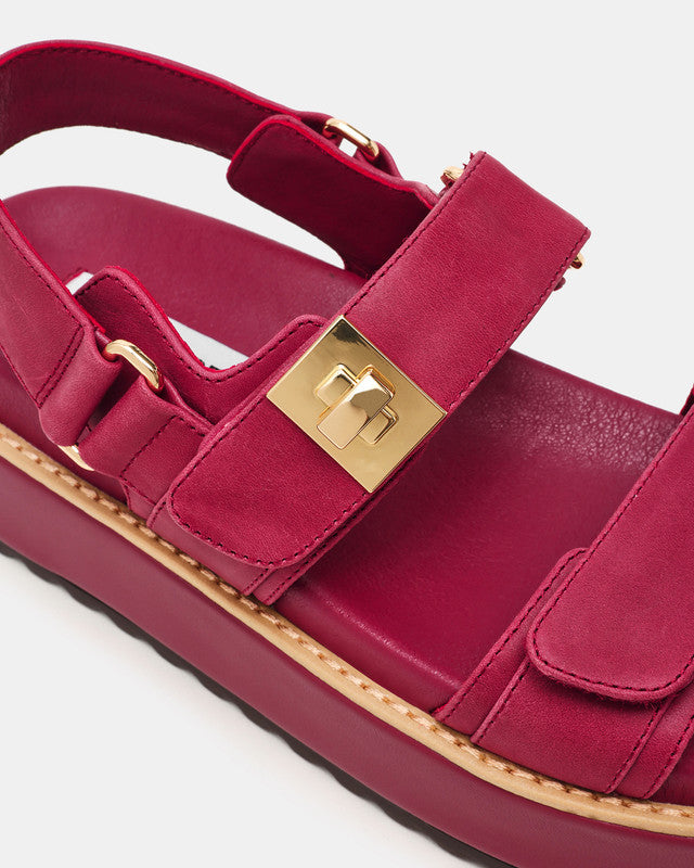 Bigmona Women's Cherry Flat Sandals CHERRY - view 3