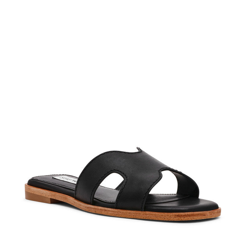 Bond St Black Women's Flat Sandals