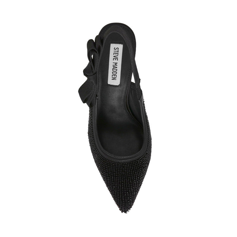 Steve Madden Brylie-B Black Women's Heels, top view