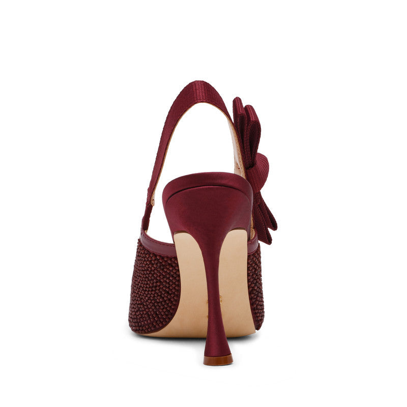 Steve Madden Brylie-B Wine Women's Heels, rear view
