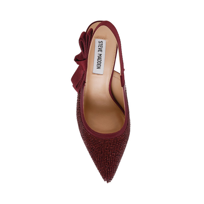 Steve Madden Brylie-B Wine Women's Heels, top view