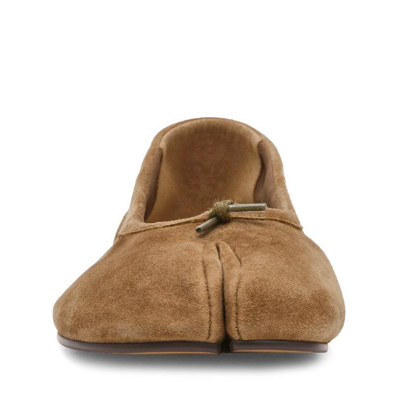 Calico Taupe Suede Women's Tabi Ballet Flats – Steve Madden, view 3