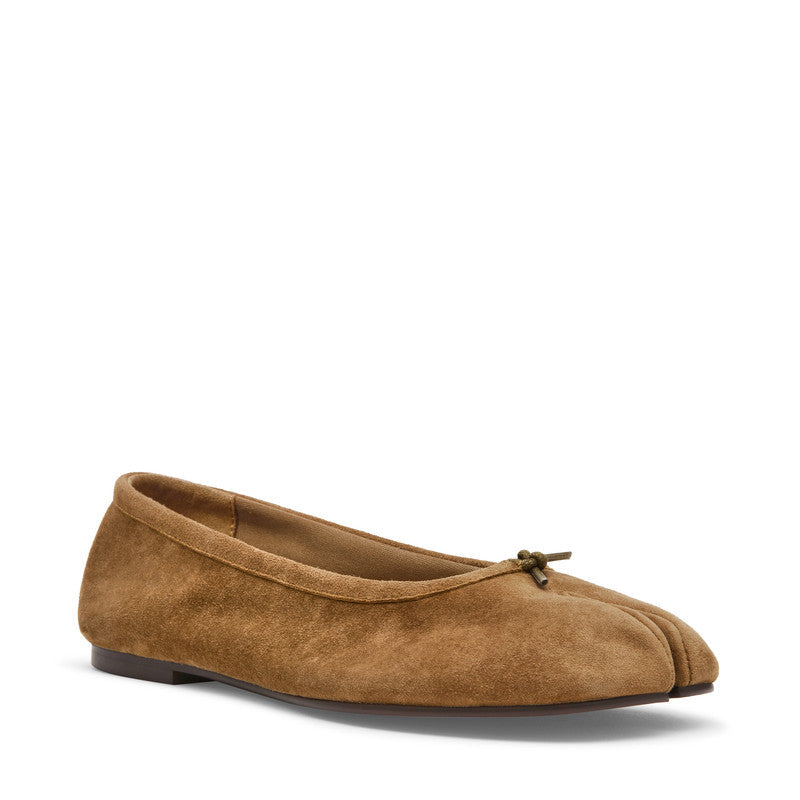 Calico Taupe Suede Women's Tabi Ballet Flats – Steve Madden