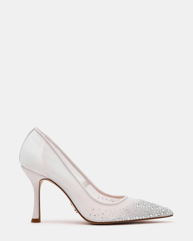 Steve Madden Chantelle Ivory Women's Pumps with pointed toe shape - view 2