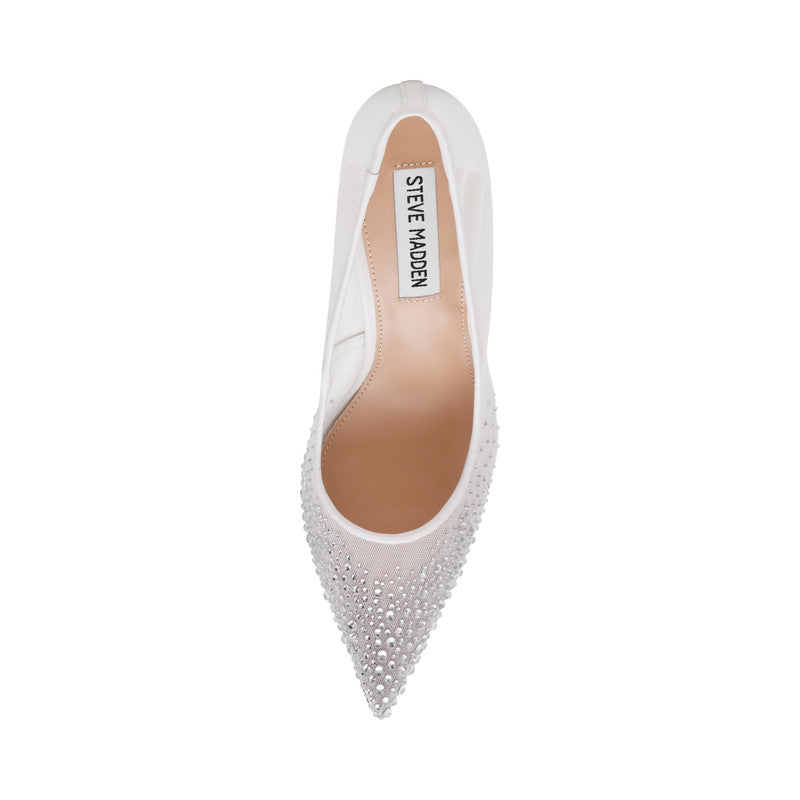 Steve Madden Chantelle Ivory Women's Pumps, top view