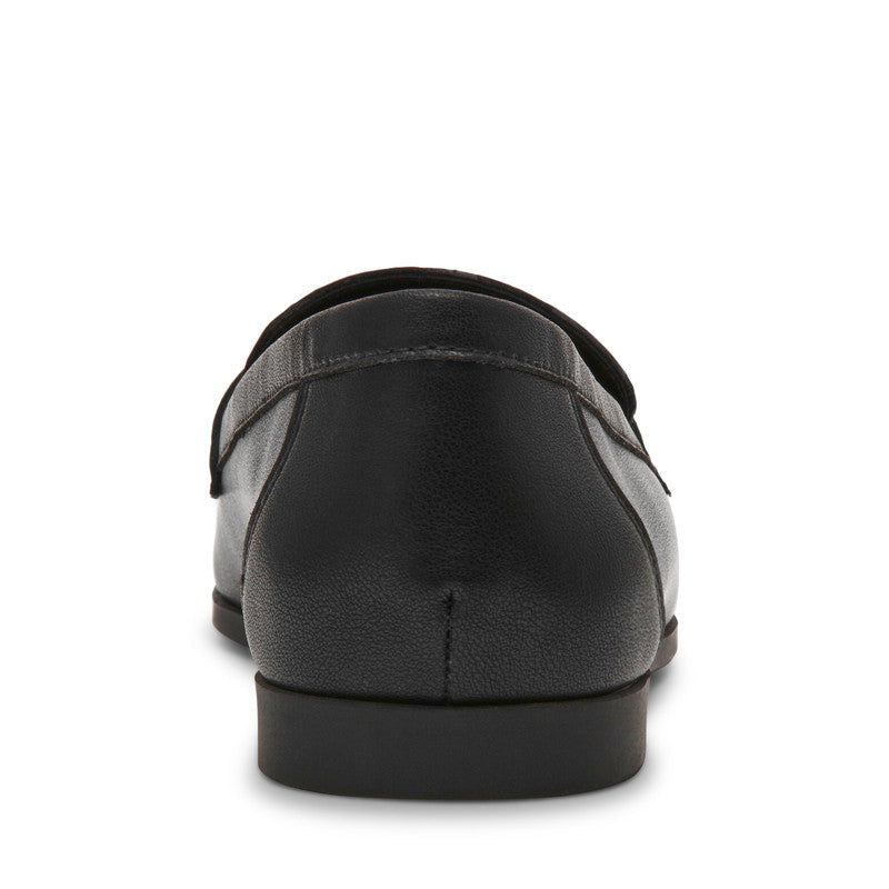 Chaste Women's Black Loafers — rear view