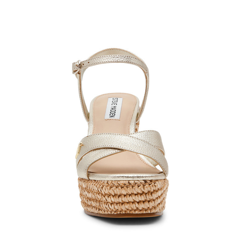 Steve Madden Cylo Gold Women's Platform Heels, front view