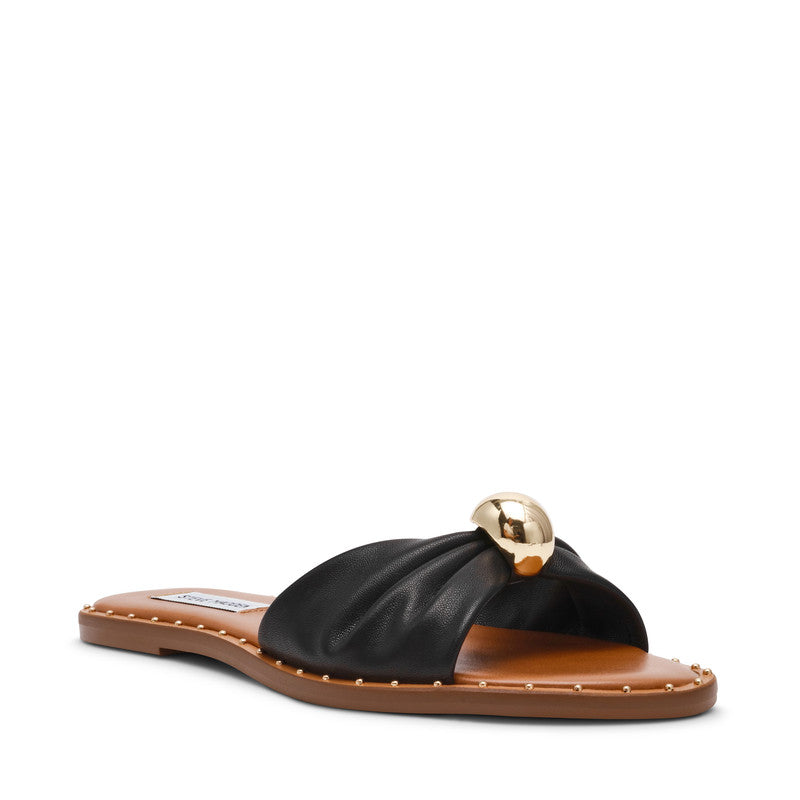Dipsy-Cn Women's Black Flat Sandals