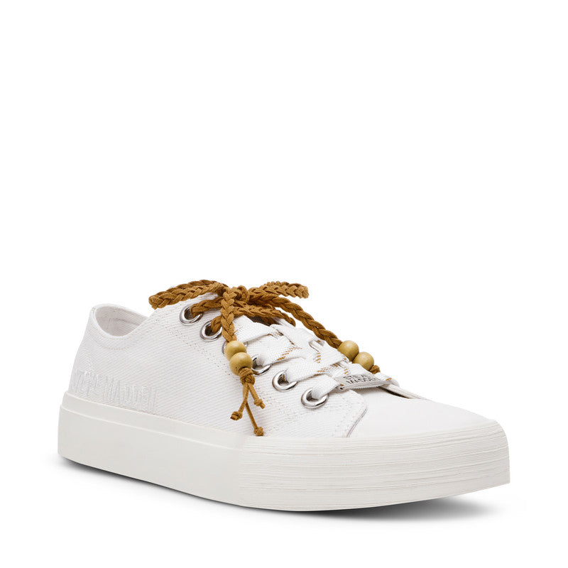 Steve Madden Doubles Women White Low Top Sneakers, featured product view