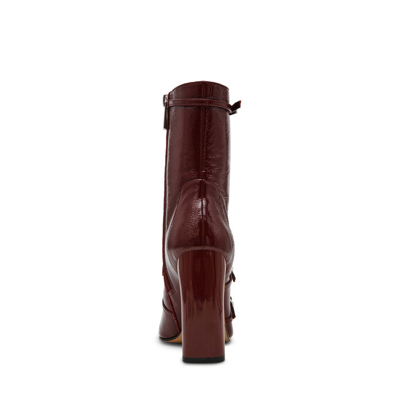 Fastened Women's Red Mid-Calf Boots - view 3