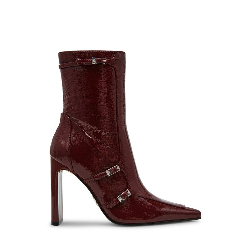 Fastened Women's Red Mid-Calf Boots - view 2