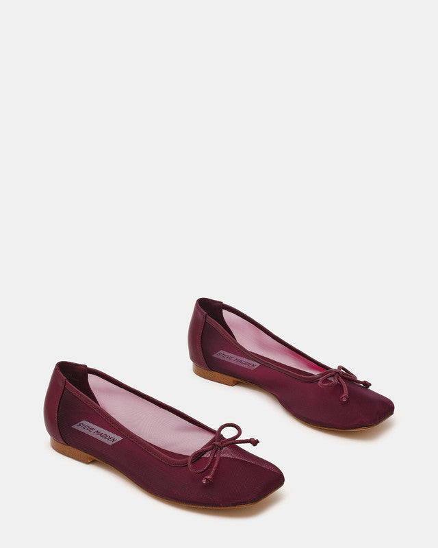 Flaire Wine Women's Ballet Flats – Steve Madden, view 4