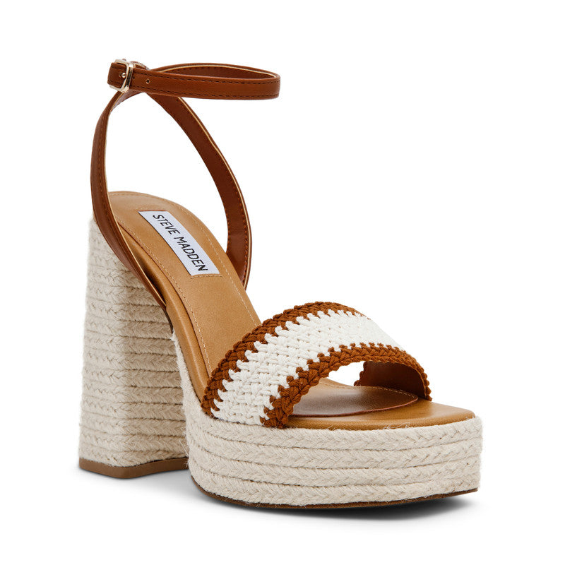 Steve Madden Florencia women's tan and bone heels, featured product view