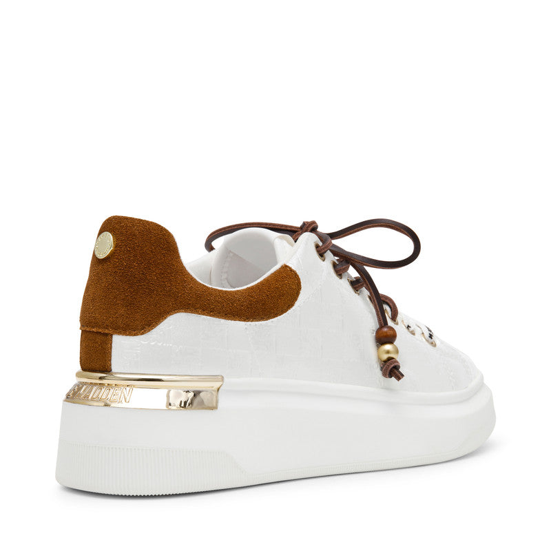 Steve Madden Glider Charm white women's low-top sneakers, product view 2