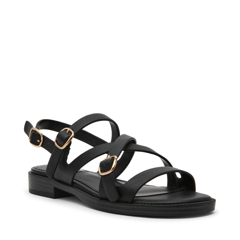Steve Madden Isela Black Women's Sandals, featured product view