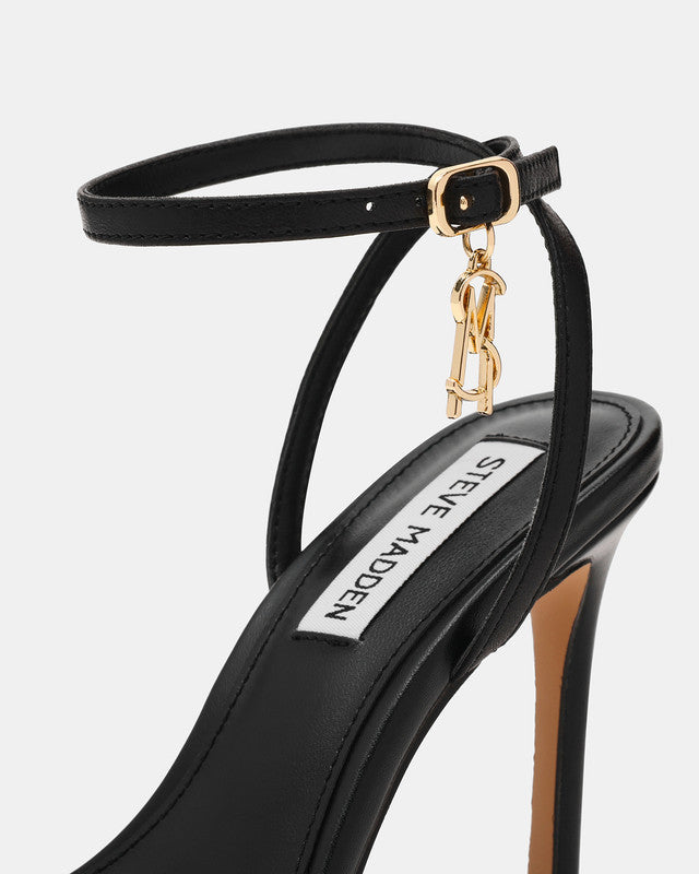 Steve Madden Jypsey-Cn women's black heels, product detail view
