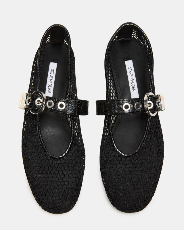 Steve Madden Lucia Mesh black women's ballet flats, product view 3